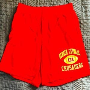 Bergen Catholic Vintage 2001 HS Men's Football Coaches Shorts L ProTeam w/Pocket